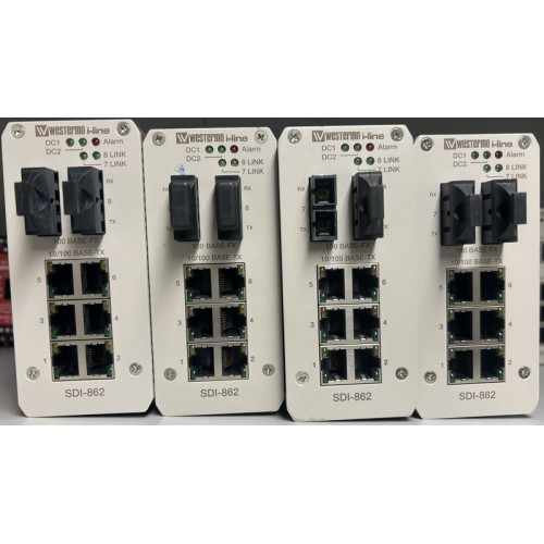 Westermo SDI-862 Unmanaged 8-port Industrial Ethernet Fibre Switch